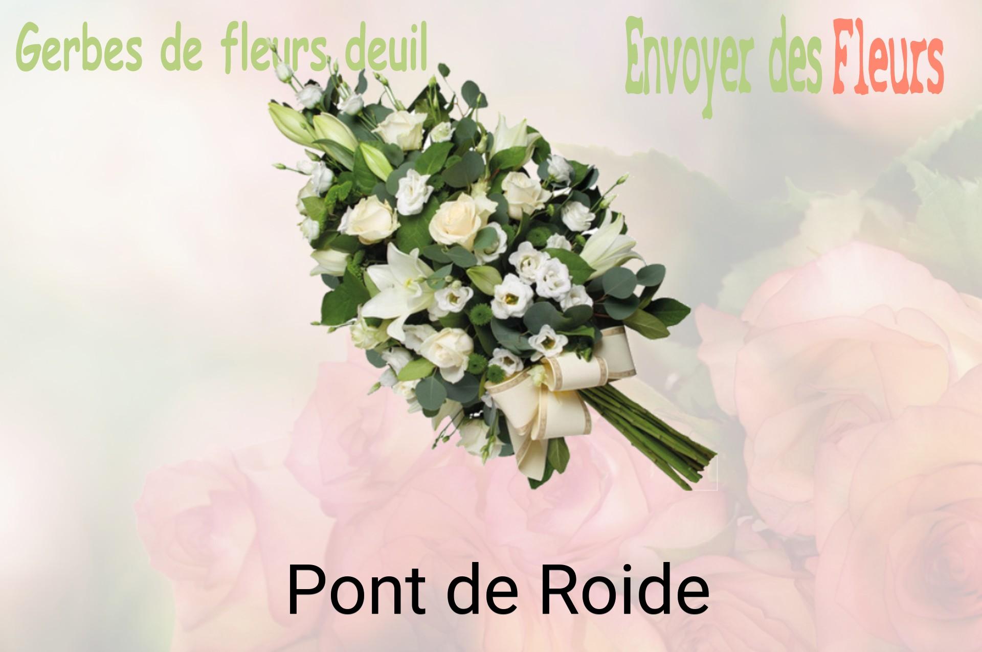 Gerbe de fleurs de deuil livrée à Pont-de-Roide